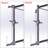 Belt squats pulley attachment